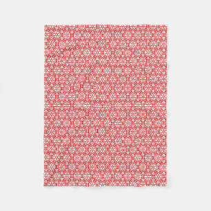Fleece Blanket - Hexagon und Bars