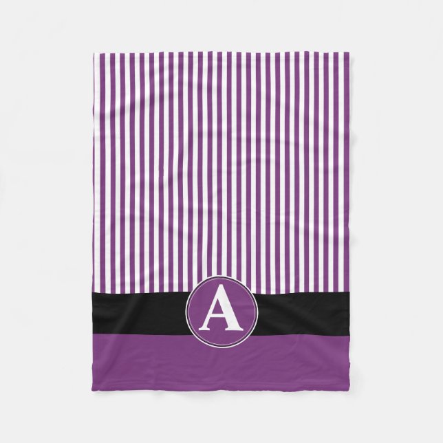 Fleece Blanket, kundenspezifische Monogramm (Vorderseite)
