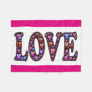 Fleece Blanket/Liebe