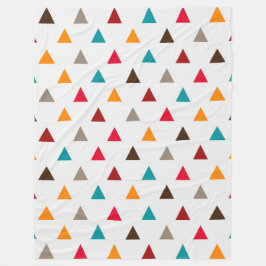 Fleece Blanket - Mehrfarbige Dreiecke