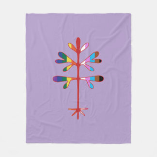 Fleece Blanket mit dem Rock Pride Sapling von SImo