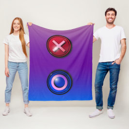 Fleece Blanket mit Game-Wähltasten