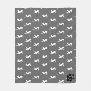 Fleece Blanket mit italienischem Greyhound