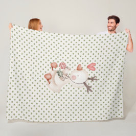 Fleece Blanket mit Niedlichem Duck