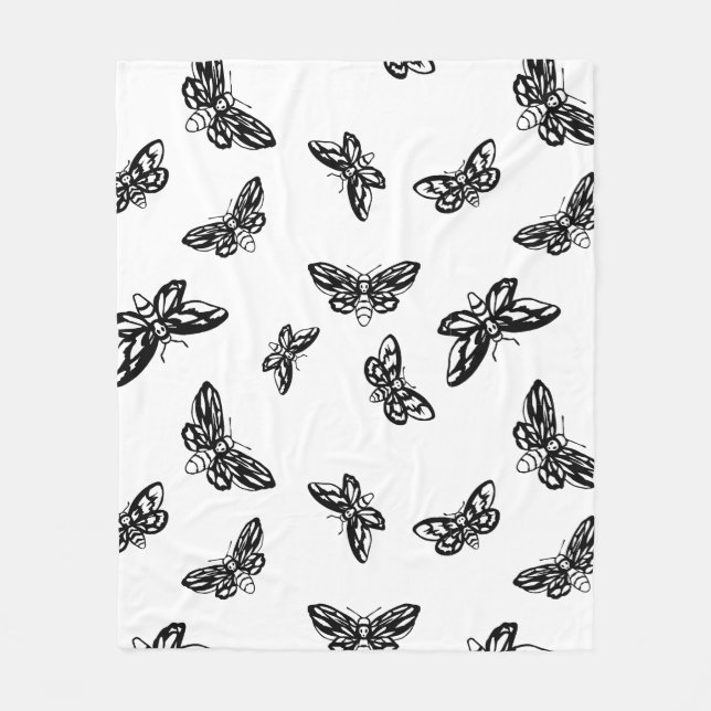 Fleece Blanket Moth Pattern (Vorderseite)