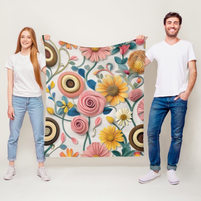 Fleece Blanket Nature's Perfect Patterns: Sonnenbl (Beispiel)