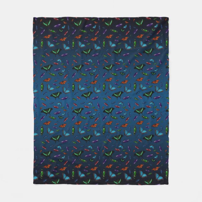 Fleece Blanket (Navy Blue Mix) (Vorderseite)
