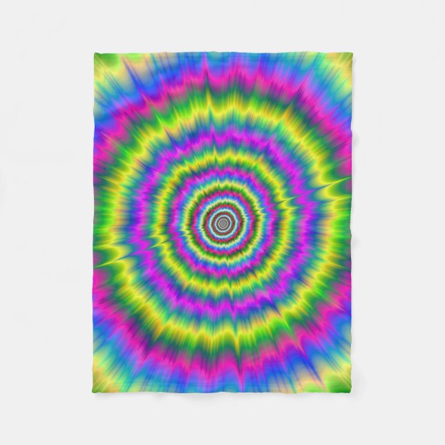 Fleece Blanket Neon Explosion (Vorderseite)