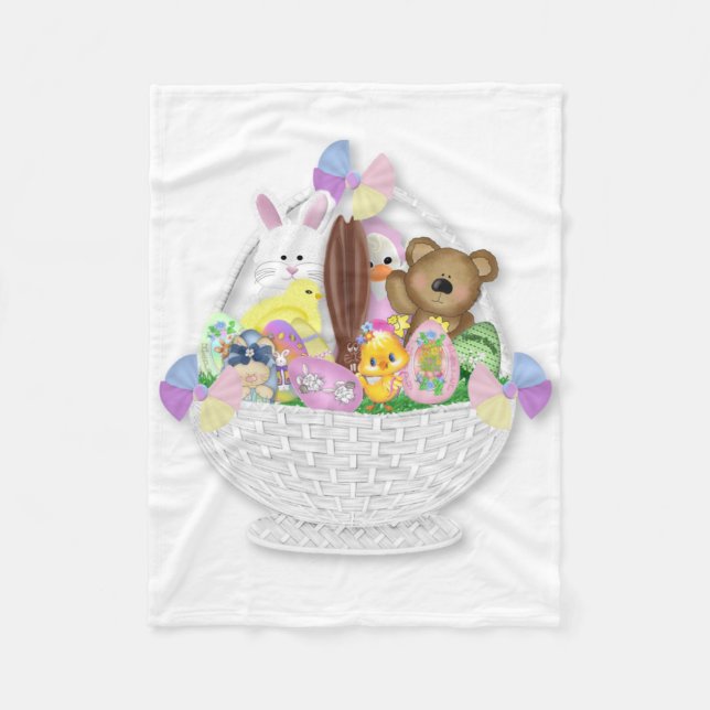Fleece Blanket/Osterkorb (Vorderseite)