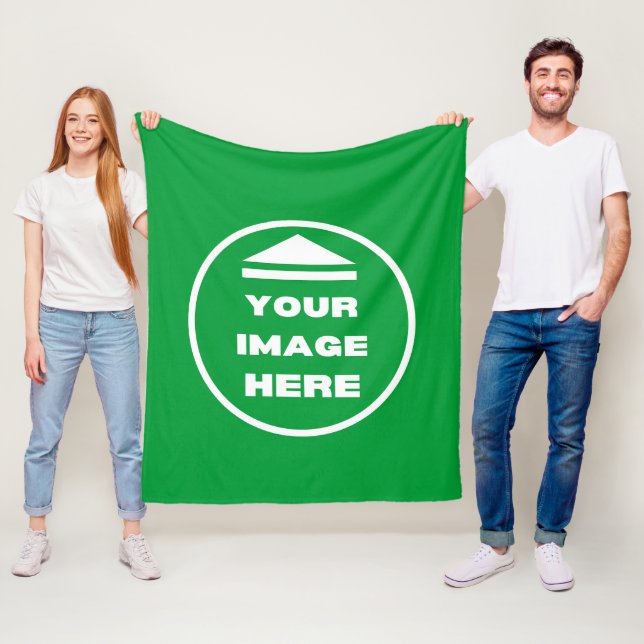 Fleece Blanket - Personalisiert - Bild hinzufügen  (Beispiel)