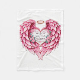 Fleece Blanket Throw Memorial Ein Stück meines Her