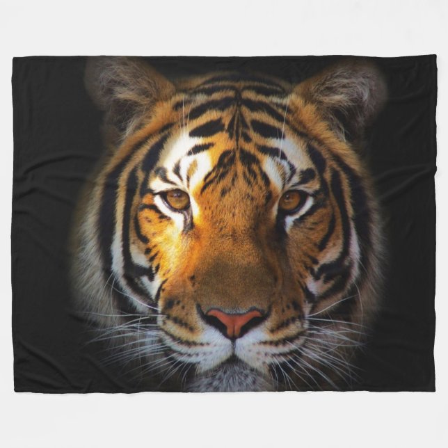 Fleece Blanket/Tiger (Vorderseite (Horizontal))