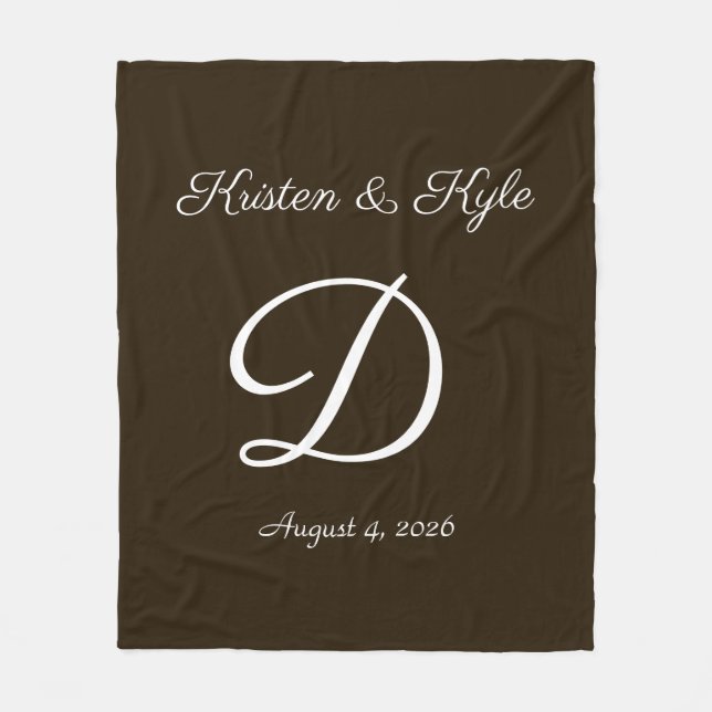 Fleece Blanket zum Jubiläum (Vorderseite)