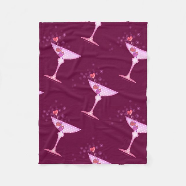FLEECE BLANKETS - PINK MARTINI (Vorderseite)