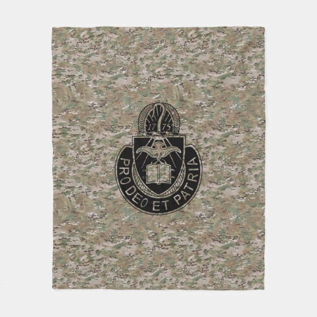 Fleece-Decke Army Chaplain Corp OCP Fleecedecke (Vorderseite)