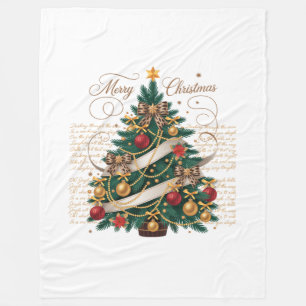 Fleece-Decke - Erwachsene Frohe Weihnachten Decke