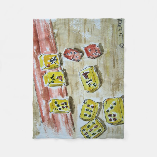 Fleece-Decke für den Liebhaber Milliamperestunde Fleecedecke (Vorderseite)