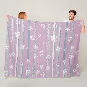 Fleece-Decke (Groß 152 cm x 203 cm) – Gingham Orch Fleecedecke