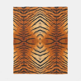 Fleece-Decke im Tiger-Stil Fleecedecke