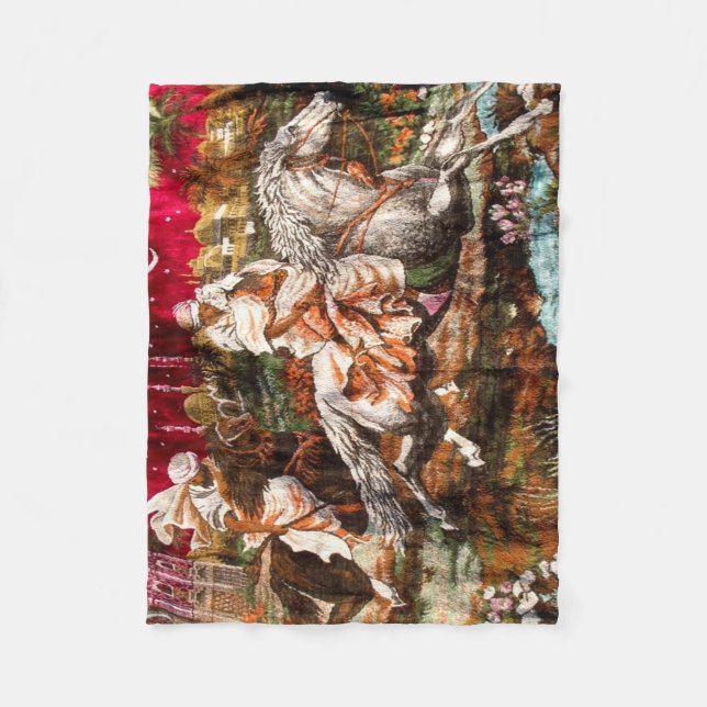 Fleece-Decke: Klassischer arabischer Entwurf Fleecedecke (Vorderseite)