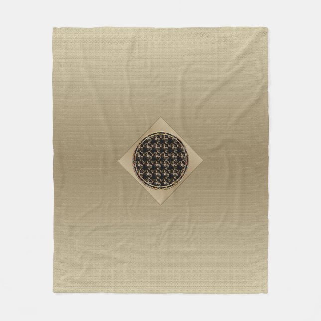 Fleece-Decke mit chinesischem Symbol Fledermaus Fleecedecke (Vorderseite)