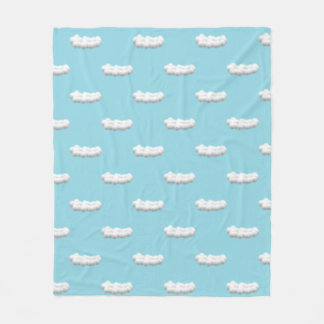 Fleece-Decke mit Wolkenmuster Fleecedecke