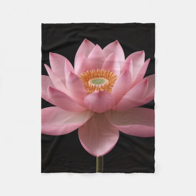 Fleece-Decke (Roser Lotus) Fleecedecke (Vorderseite)