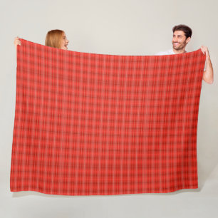 Fleece-Decke, rotes kariertes Fleecedecke