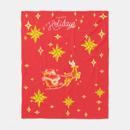 Fleece-Decke Santa Clause Fleecedecke