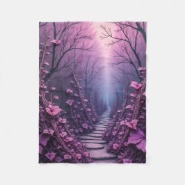 Fleece-Decke (Violettes Land) Fleecedecke