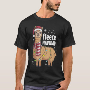 Fleece Feliz Navidad lustiges niedliches T-Shirt