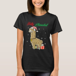 Fleece Frohe Weihnachten Llamadad Fa La Llama Alpa T-Shirt