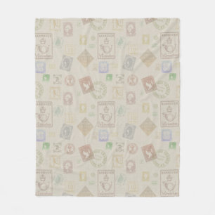 Fleece für Vintage Briefmarke