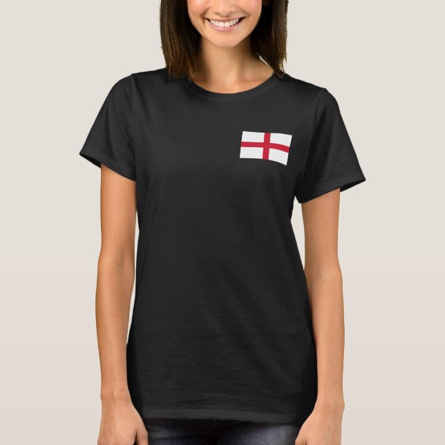Fleece Jogger mit Flagge in England T-Shirt (Vorderseite)
