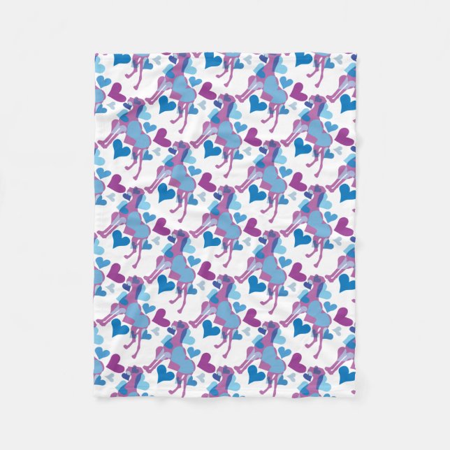 Fleece mit Doggen (Vorderseite)