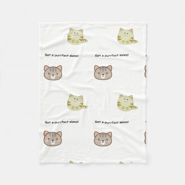 Fleece mit Katzen (Vorderseite)