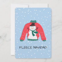 Fleece Navidad - Funny Christmas Sweater Design