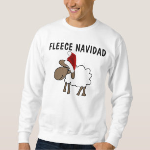 FLEECE NAVIDAD Funny Sheep Weihnachten T - Shirt