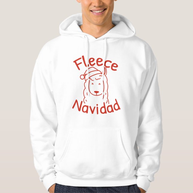 Fleece Navidad Hoodie (Vorderseite)