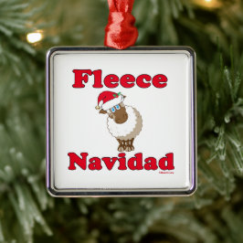 Fleece Navidad Metal Ornament Aus Metall