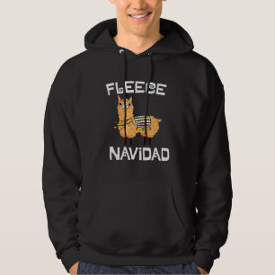 Fleece Navidad Niedlich Llama Alpaca Weihnachten Hoodie
