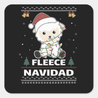 Fleece Navidad - Niedliches Weihnachtsschaf Funny 