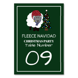 Fleece Navidad, Weihnachtstisch im spanischen Stil Tischnummer