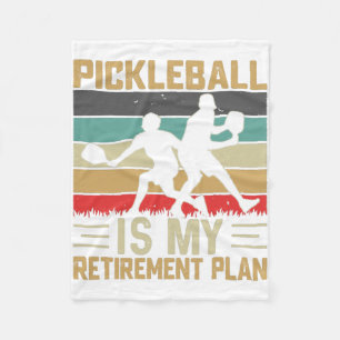 Fleece Pickleball Ist Mein Rentenplan Lustiger Pic