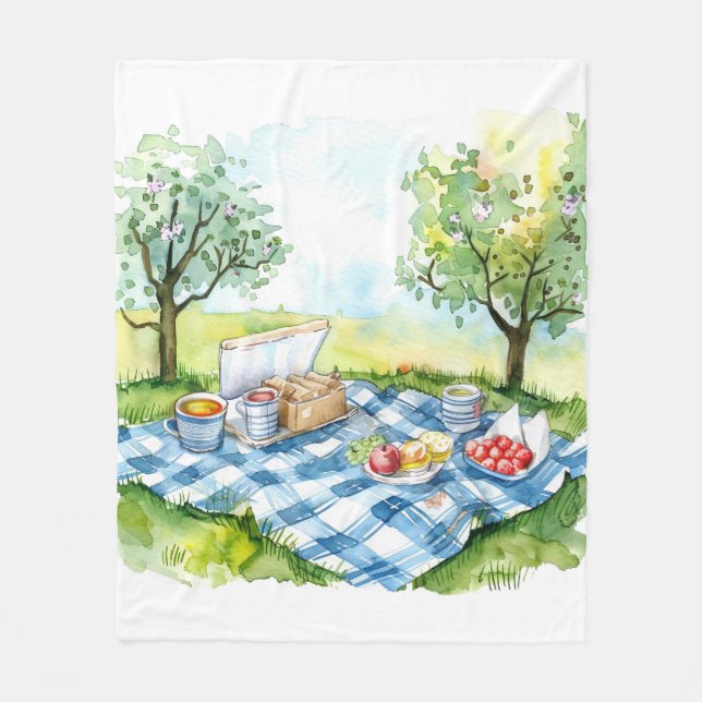 Fleece Picnic Blanket (Vorderseite)