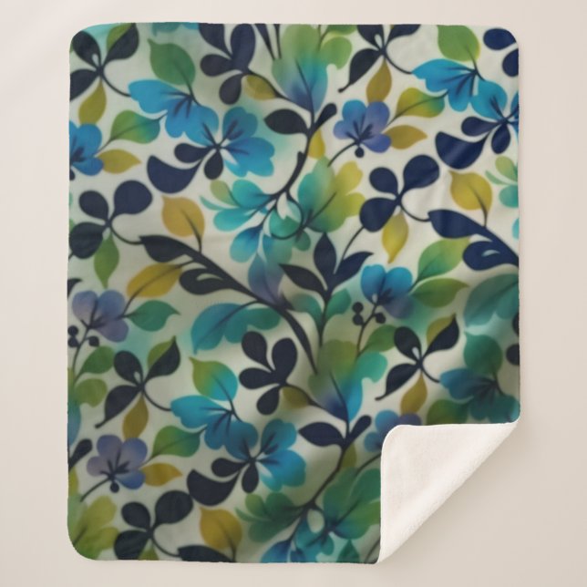 Fleece Sherpa-Decken Sherpadecke (Vorderseite)