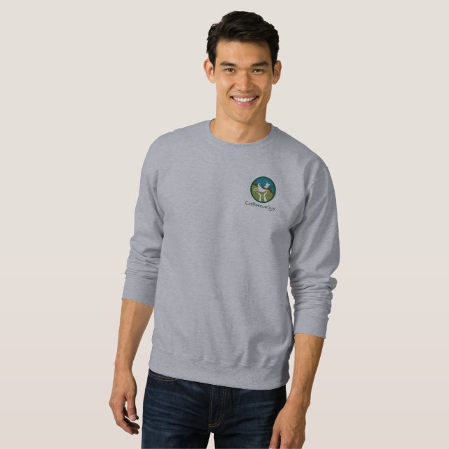 Fleece-Sweatshirt mit Logo Sweatshirt (Vorne ganz)