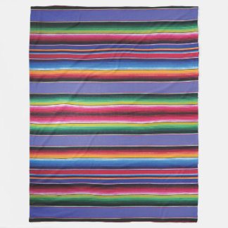 Fleece umfassender Serape Streifen-Druck-helles