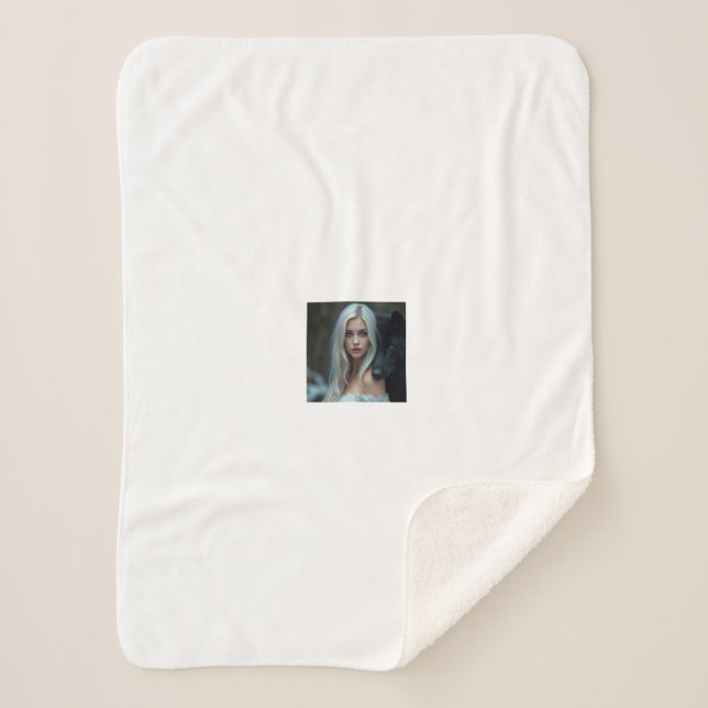 Fleece- und Sherpa-Decke  Sherpadecke (Vorderseite)