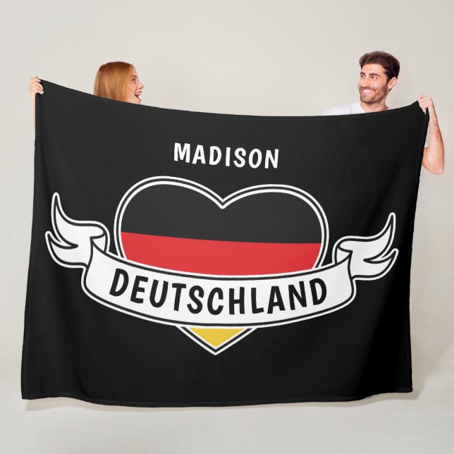 Fleecedecke aus Lieben (Beispiel)